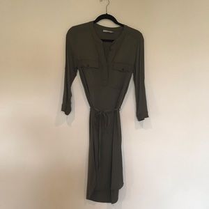 Olive T-Shirt Dress - Midi